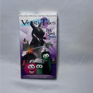 NEW VEGGIE TALES: RACK, SHACK, & BENNY VHS. STORY OF SHADRACH, MESHACH, ABEDNEGO